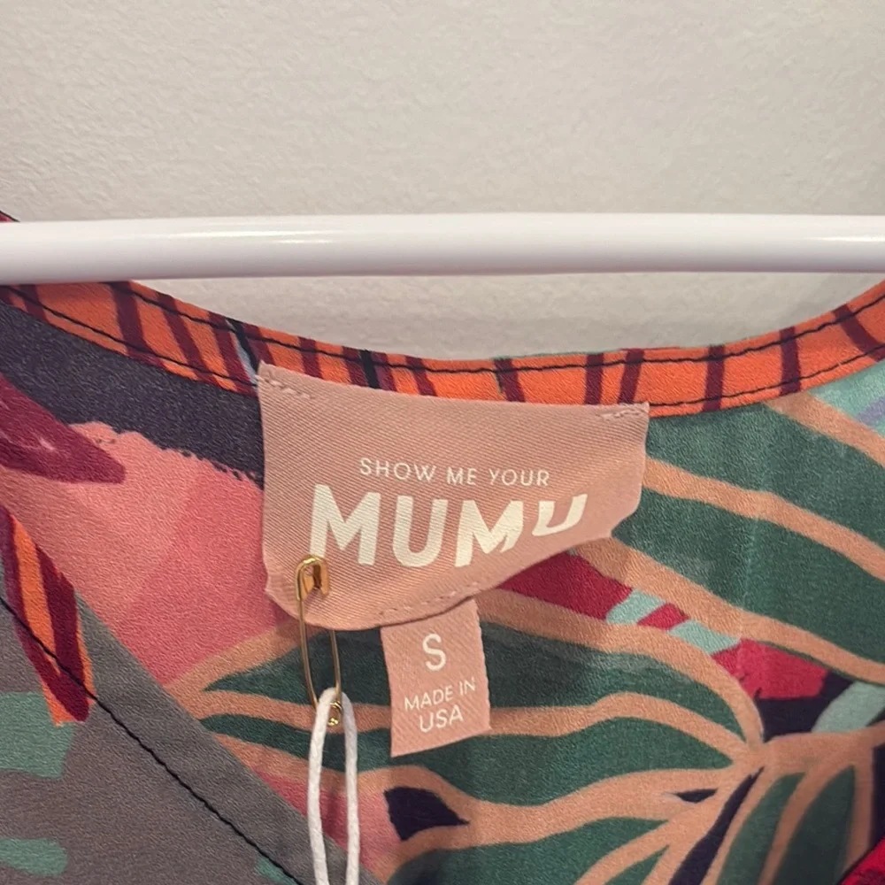 Show Me Your MuMu Multicolor Leaf Peta Tunic - Picture 2 of 4
